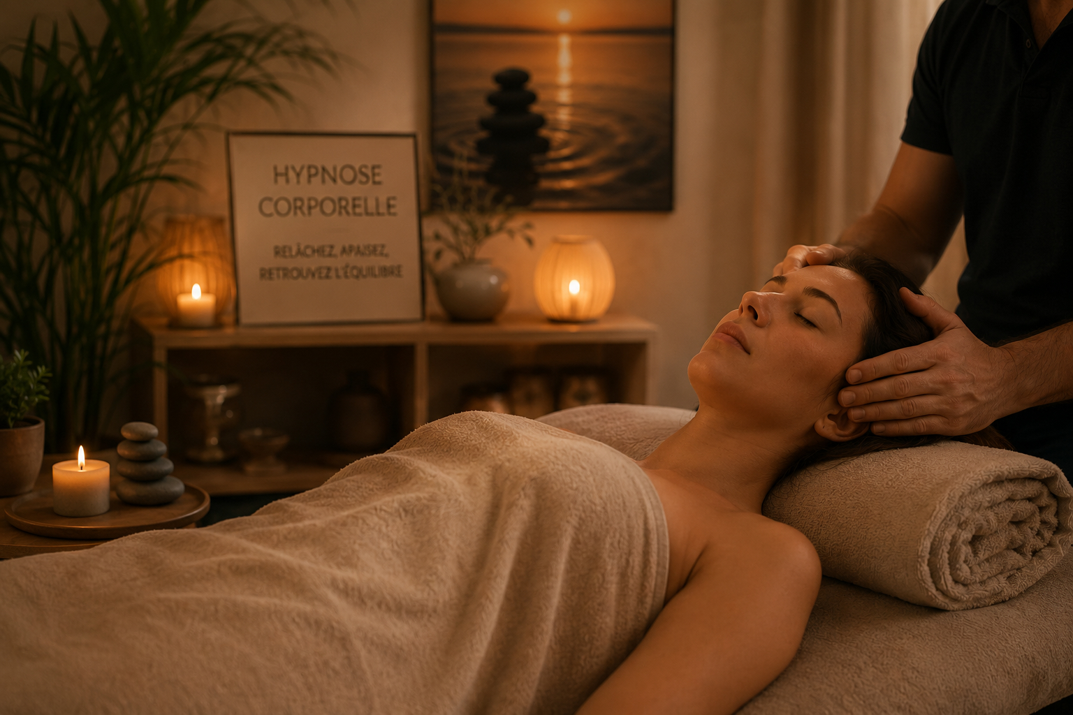 Séance d’hypnose corporelle relaxante à Orléans avec massage et lâcher-prise